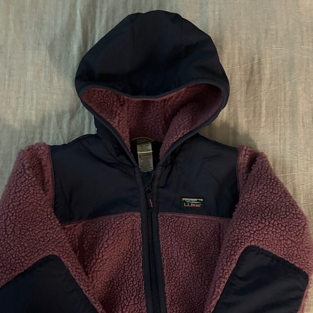L.L. Bean Kids' Jacket in Plum and Navy